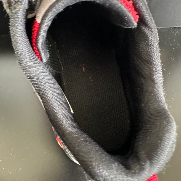 Kids Athletic Shoes - Gray and Red - Picture 5 of 5